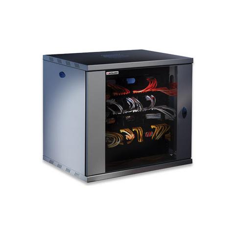 712088, Libera installazione, 12U, Nero, SPCC, ANSI / EIA RS-310D, IEC60297-2, DIN41494 - Foto 1