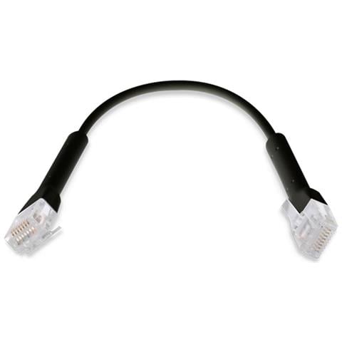 Unifi Ethernet Patch Cable Bendable Boot Rj45 0.1m Colore Nero - Foto 1