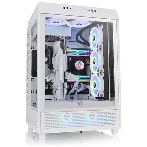 Case Tower 500 Snow Midi Tower ATX / EATX / micro ATX / Mini-ITX 5 Porte USB 3.2 Colore Bianco (Finestrato) - Foto 1