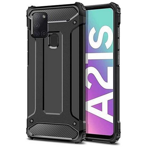 Custodia Armor Case Tpu Cover Per Samsung Galaxy A21s A217 Black - Foto 1
