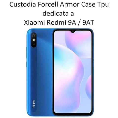 Custodia Armor Case Tpu Cover Per Xiaomi Redmi 9a - 9at Black - Foto 2