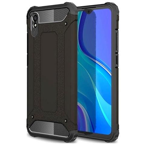 Custodia Armor Case Tpu Cover Per Xiaomi Redmi 9a - 9at Black - Foto 1