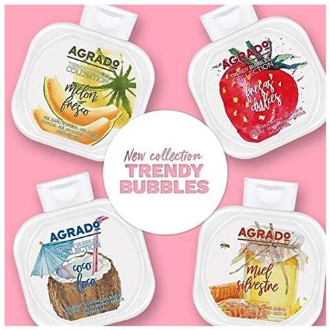 71010014 Gel Doccia Trendy Bubbles Collection Cocco (750 Ml) - Foto 3