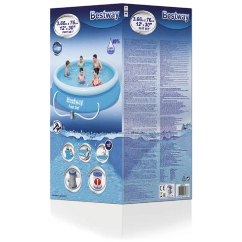 Set Piscina Fast Set 366x76 Cm 57274 - Foto 2