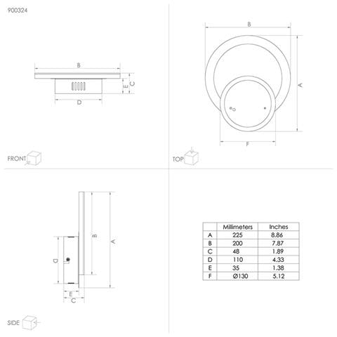 Applique Moderna Parrapos-z Led Acciaio Nero - Foto 2