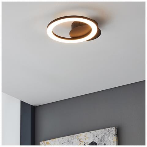 Applique Moderna Parrapos-z Led Acciaio Nero - Foto 1