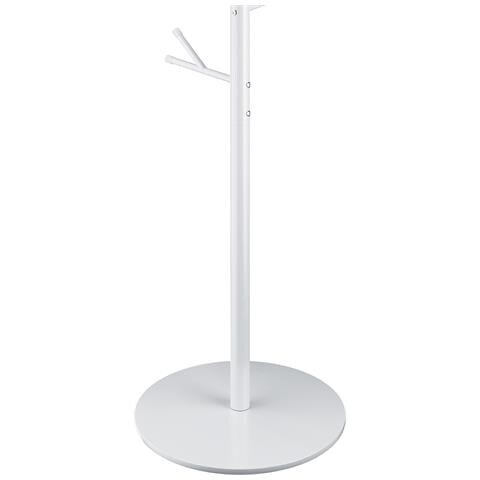 Stand Appendiabiti A Piantana Bianco Attaccapanni Da Terra Salvaspazio 16 Ganci - Foto 7