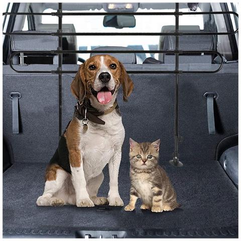 Griglia Divisorio Auto Cani Protezione Universale Trasporto Animali 2 Elementi - Foto 2