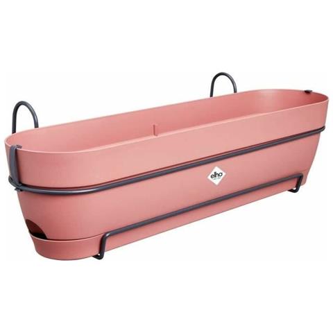 Vaso Rettangolare Da Balcone 70 Cm Rettangolare Rosa Plastica - Foto 1