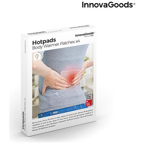 Cerotti Riscaldanti Adesivi Per Il Corpo Hotpads Innovagoods (pacco Da 4) - Foto 2