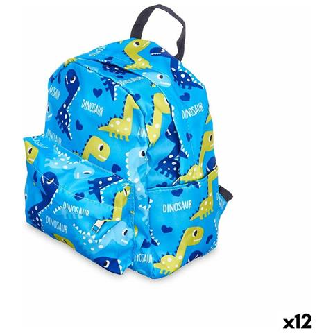 Zaino Scuola Dinosauri Multicolore 28 X 12 X 22 Cm (12 Unità) - Foto 1