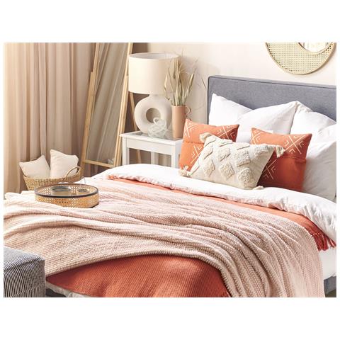 Coperta Bjas 200 X 220 Cm Rosa Pastello - Foto 1