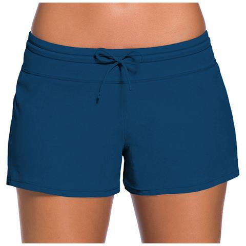 Costume Da Bagno Per Donna Pethuel Pantaloncini Da Mare Yy-0512-33 Blu - Foto 1