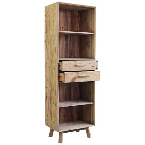 Libreria Scaffale In Legno Di Pino A 4 Ripiani Linea Classic - Foto 2