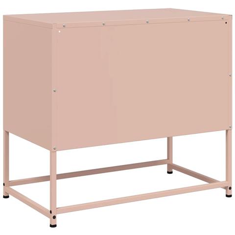 Mobile Tv Rosa 68x39x60,5 Cm In Acciaio - Foto 2