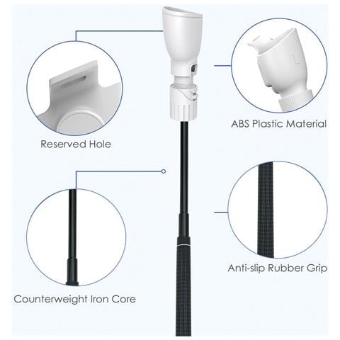 Meta Quest 3 Golf Club Racchetta Da Tennis Mazza Da Baseball Accessori Vr - Foto 5