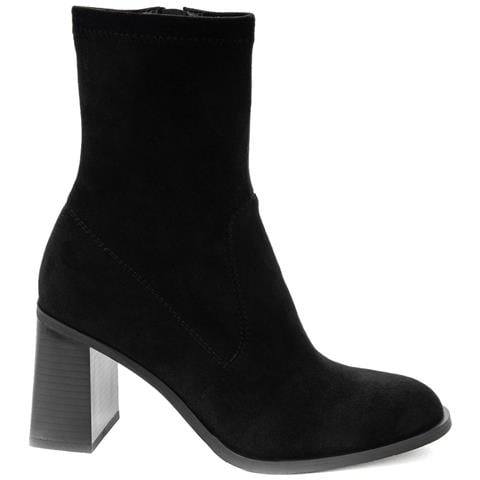 Semi-height Boots Stivaletti Pelle Scamosciata /nabuk Scarpe Donna Nero Eu 36, 938059/04-01 - Foto 2