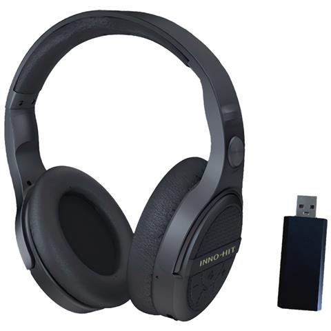 Cuffie TV WireLess con Micro Antenna 2,4Mhz e Bluetooth Colore Nero - Foto 2