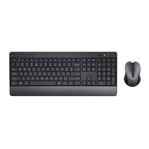 Trezo tastiera Mouse incluso Universale RF Wireless QWERTY Inglese UK Nero - Foto 2