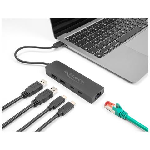 10 Gbps Hub USB con porta 2,5 Gigabit LAN e PD 85 Watt - Foto 2