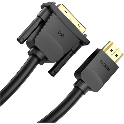 ABFBF cavo e adattatore video 1 m HDMI tipo A (Standard) DVI-D Nero - Foto 2