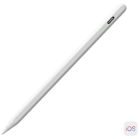 Dam Penna A Matita 314 Per Ipad. Ricarica Usb-c. 1.5 Punta Sostituibile Apple. 17x1x1cm. Colore Bianco - Foto 1