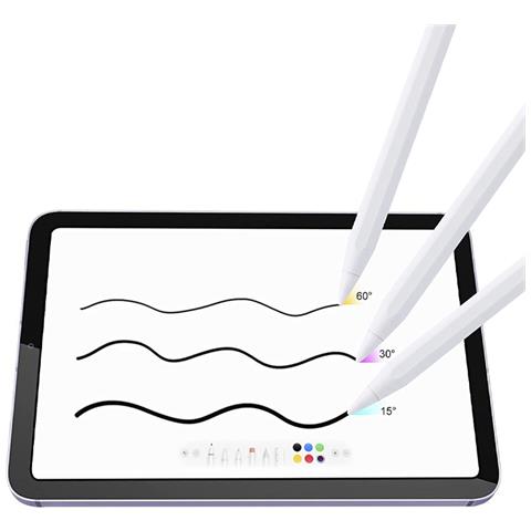 Dam Penna A Matita 314 Per Ipad. Ricarica Usb-c. 1.5 Punta Sostituibile Apple. 17x1x1cm. Colore Bianco - Foto 2