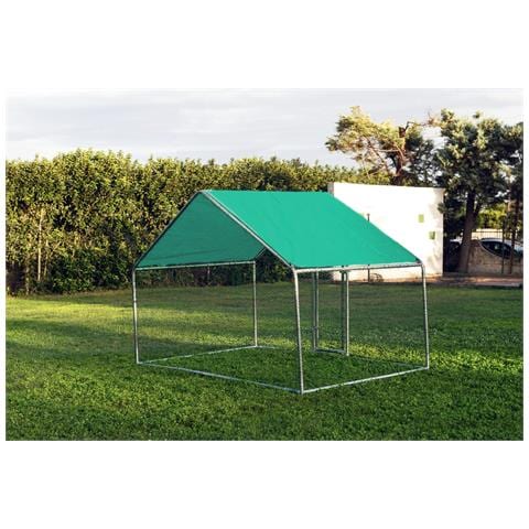 Gabbia Per Animali Da Esterno - Recinto Per Polli 3 X 2m X 2m H - 6 Mq - Foto 2