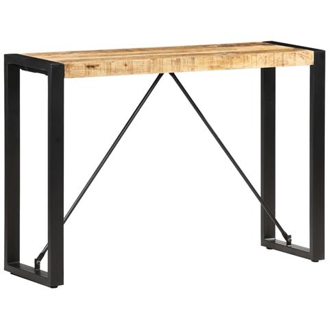 Lusso Casadino -  Tavolo Consolle 110x35x76 Cm In Legno Massello Di Mango - Foto 2