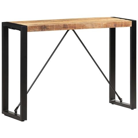 Lusso Casadino -  Tavolo Consolle 110x35x76 Cm In Legno Massello Di Mango - Foto 8