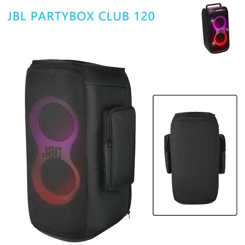 Custodia Protettiva Per Jbl Partybox Club 120 Con Due Tasche Laterali - Nero - Foto 6