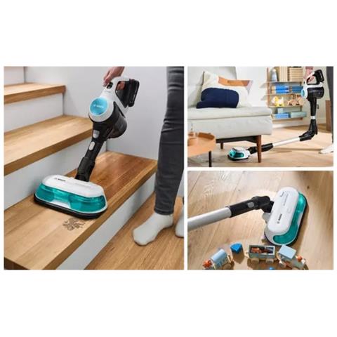 Aspirapolvere A Batteria Ricaricabile Da 18 V, Bianco - Bcs71hyg1 - Foto 8