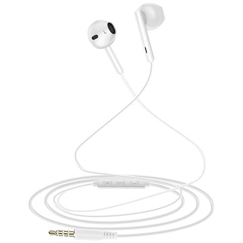 Auricolari Jack 3,5mm In-ear 1,2m Musica E Chiamate, Bianco - Foto 1