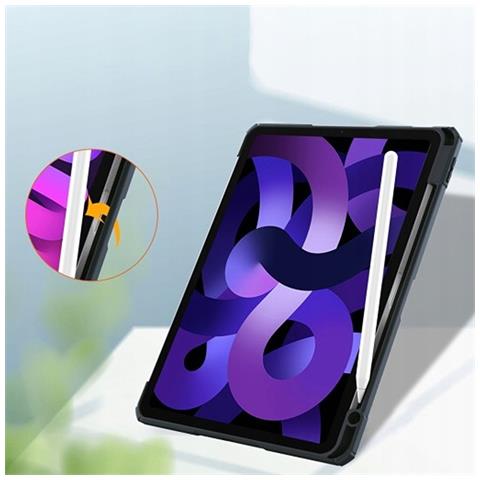 Custodia Per Ipad 9/8 10.2"" 2021/2020 Magnetica Resistente Con Porta Penna Grigia - Foto 2