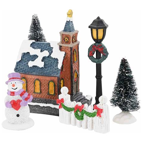 Decorazione Natalizia da Tavolo Multicolore 6.5 x 9.1 cm Resina - Foto 9