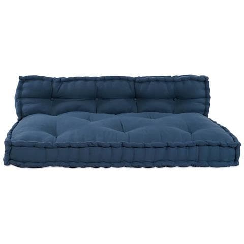 Cuscino per Divano Pallet 2 pcs Indaco Tessuto - Foto 2