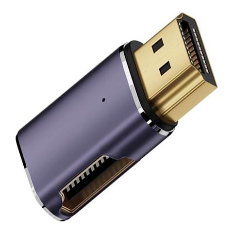 Adattatore Hdtv Maschio-femmina Ad Angolo Retto - 8k 60hz, 4k 120hz - Confezione Da 2 - Foto 1