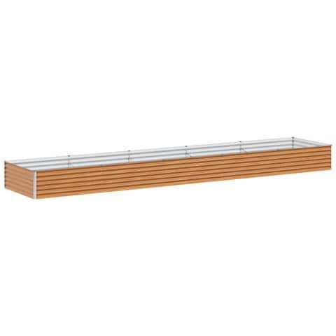 Letto rialzato da giardino 485 x 100 x 36 cm Acciaio zincato - Foto 1