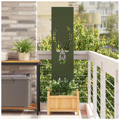 Schermo per privacy in giardino Oliver verde 32 x 140 cm - Foto 2