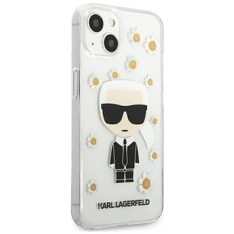 Karl Lagerfeld Klhcp13shflt Iphone 13 Mini 5.4 Trasparente /traslucida Fiore Ikonik Karl - Foto 1