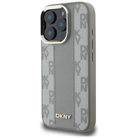 Custodia Iphone 16 Pro Dkny A Quadri Color Sabbia - Foto 2