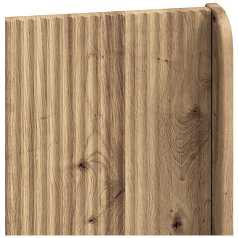 Struttura del letto con stoccaggio e testata Rovere Artigianale - Foto 10
