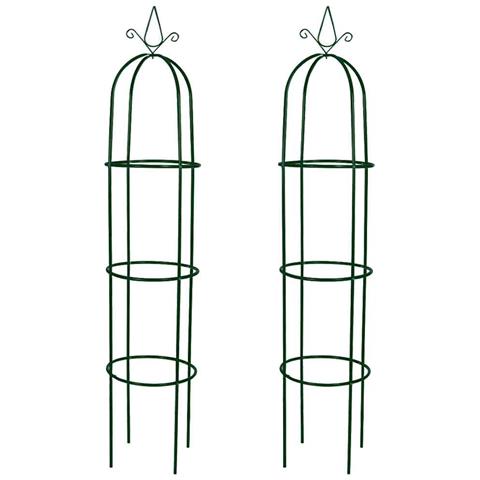 Set 2 Pz Torre Ad Arco Per Piante Rampicanti Da Giardino - Foto 1