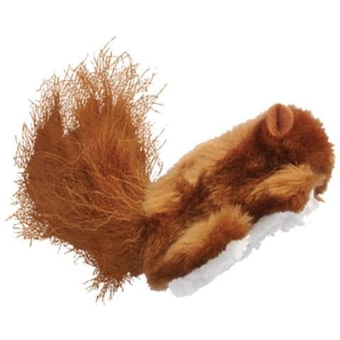 Per gatti modello Squirrel a forma di scoiattolo morbido e riempibile con erba gatta - Foto 3