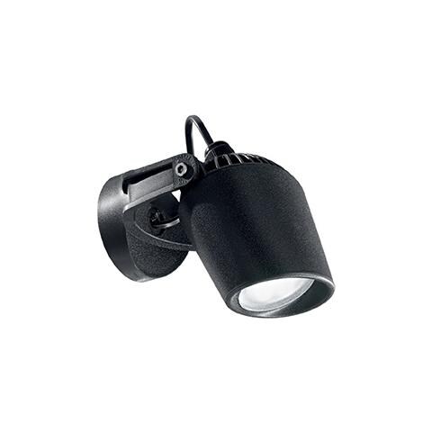 Lampada Da Parete Minitommy Ap1 Nero Max 1x4,5w Gu10 - Led 240v - Foto 2