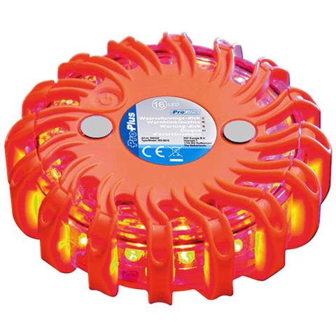 Disco D'avvertimento A 16 Led Arancione 540322 - Foto 1