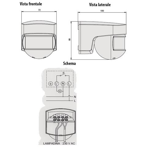 Rivelatore Di Presenza Sensor 200- Ve213500 - Foto 3