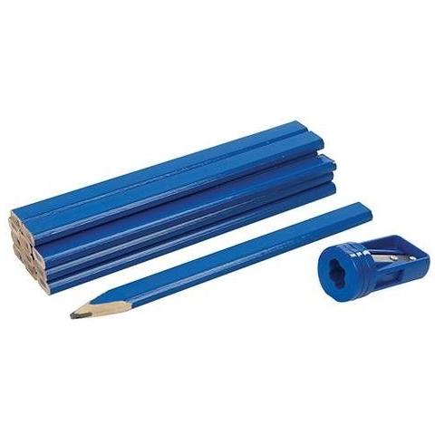 Set Di Matite Lapis E Temperamatite Per Carpentiere E Muratore - Foto 1