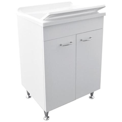 Lavatoio + Mobile Idrofugo E Tavola Polipropilene L Cm 50 X P Cm 50 - Foto 1