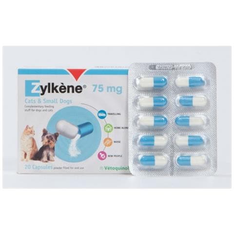 Vetoquinol Zylkene Cani E Gatti Integratore Alimentare 20 Capsule 75mg - Foto 1
